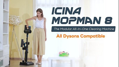 ICINA Mopman 8: The Modular All-In-One Cleaning Machine