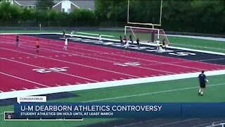 u of M Dearborn athletics controvery