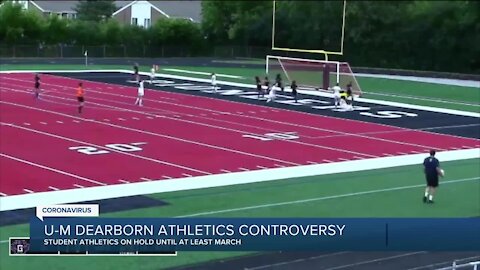 u of M Dearborn athletics controvery