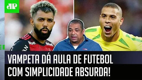 "Gente, FAZER GOL NÃO É FÁCIL!" Vampeta CITA Ronaldo e DÁ AULA de futebol com SIMPLICIDADE ABSURDA!