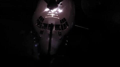 Nighttime Air Refueling of AC-130 gunship
