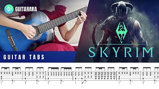 [NEW] 🔥 SKYRIM: The song of the dragonborn guitar cover (tabs/notes)