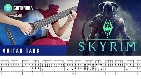 [NEW] 🔥 SKYRIM: The song of the dragonborn guitar cover (tabs/notes)