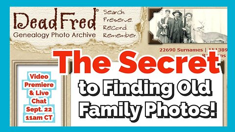 The Secret to Finding Old Family Photos