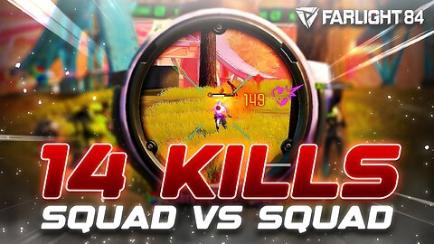 SWEATY 14 KILL Squad VS Squad!! (Farlight 84 Gameplay)