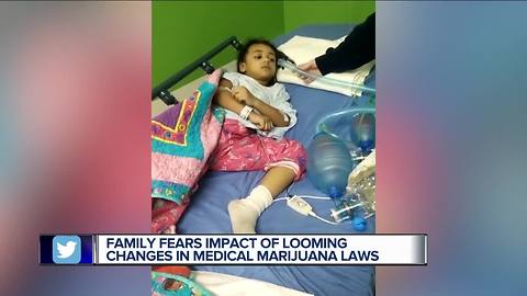 Family fears impact of looming changes in medical marijuana laws