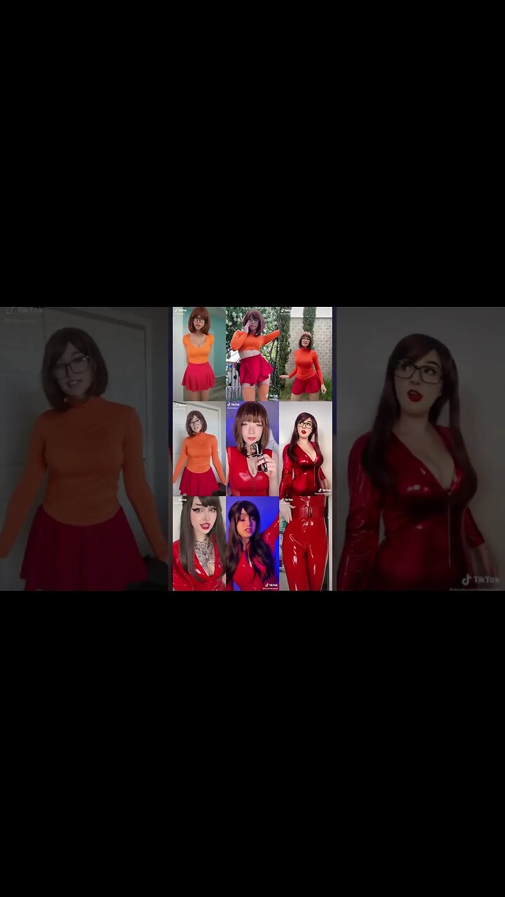 Best 9 Velma TikTok Cosplays #1 🧡👻 (Scooby Doo) #shorts