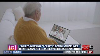 Public Health shares election guidelines for skilled nursing facilities