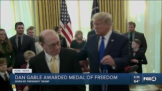 Trump awards Dan Gable Medal of Freedom