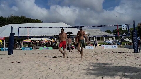 Beach Volleyball Volley