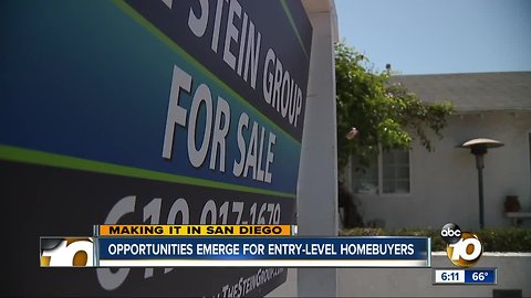 Opportunities emerge for entry-level San Diego homebuyers