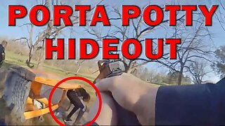 Thief Hiding In A Porta Potty Uncovered By The Cops On Video! LEO Round Table S08E208