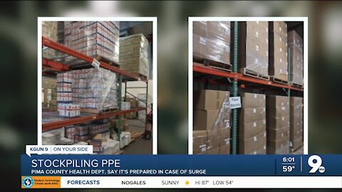 Pima County Health Dept. stockpiled PPE, safety equipment to avoid shortage