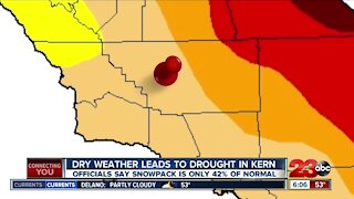 After a dry fall and winter, Kern County is seeing drought conditions