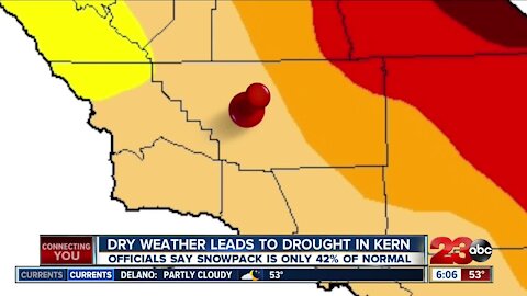 After a dry fall and winter, Kern County is seeing drought conditions