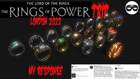 Lord of The Rings: The Rings of Power Trip! London shill vacation! #TheRingsOfPower