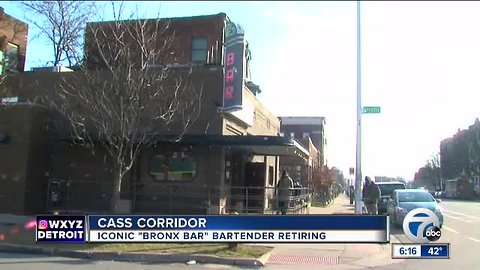 Iconic Bronx Bar bartender is retiring