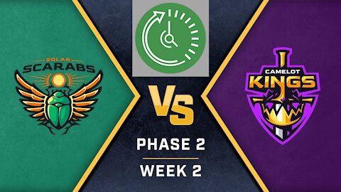SMITE Pro League Phase 2 Week 2 Day 3 Solar Scarabs Vs Camelot Kings (Just the Action)