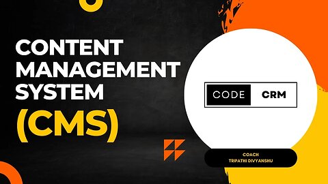 What is Content Management System (CMS) #CMS #wordpress