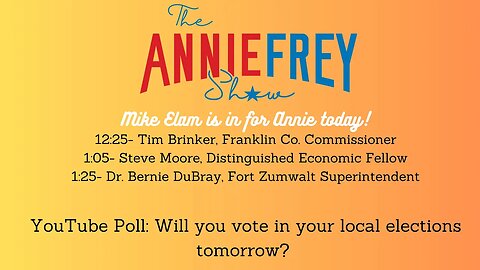 Local Elections, Trusting Institutions, Changes in Education • Annie Frey Show 4/3/23