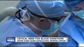 Unyts seeing shortage of blood after Buffalo snow storm