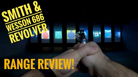 Smith & Wesson 686 7 Round Revolver: Shooting This .357 Magnum At The Local Evolve Indoor Range!