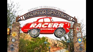 Radiator Springs Racers at Disney California Adventure 4K Low Light POV