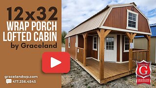 🦃Gobble Up The Savings🥧🔎12x32 Lofted Wrap Porch by Graceland 👍⏰HURRY! 💬MESSAGE ME!