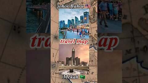 Perjalanan Dari Johor Bahru 🇲🇾 Ke Mekah 🇸🇦 #shorts #malaysia #mekkah #saudiarabia