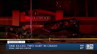 1 dead, 2 injured following two-vehicle crash near 83rd Avenue and Cactus Road