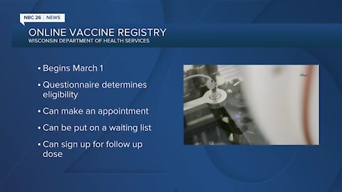 Wisconsin health officials launch vaccine registry