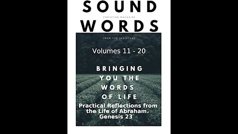 Sound Words, Practical Reflections from the Life of Abraham, Genesis 23