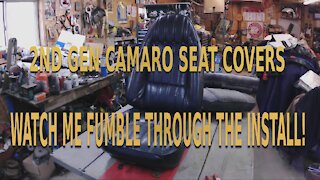 2nd Gen Camaro Seats - rebuilding, recovering