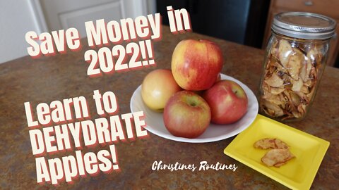 Save money and stock up on shelf stable dehydrated apple chips.