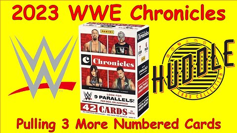 WOW!! 3 More Numbered Cards Pulled From 2023 WWE Chronicles Blaster. These Boxes Are Great