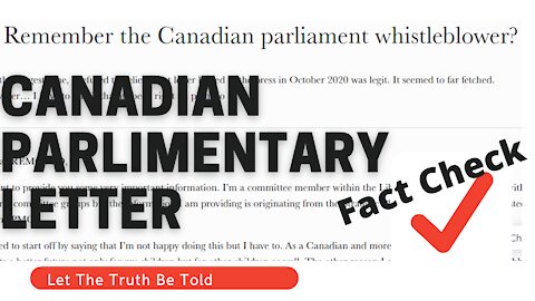 Fact Check Canadian Parliament Letter... Justin Trudeau and Isolation Facilities. You'll Be Shocked