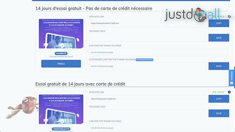 🥴. POSITIVE VIBES: how to find your Builderall affiliate links for French / Euros? ...