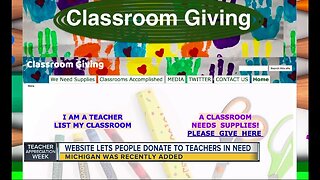 Michigan joins website helping teachers afford classroom supplies