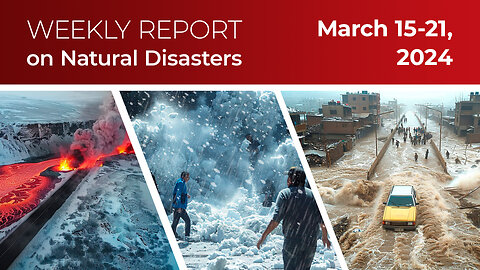 Weekly Report on Natural Disasters #3. Volcanic Eruption in Iceland, Hail in Mexico, Fires in China