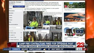 Contractors fired over Camp Fire photos