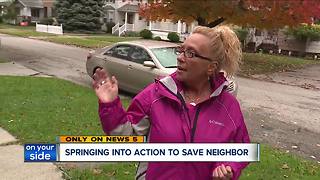 Cleveland neighbors save woman from danger, vow to keep their street safe