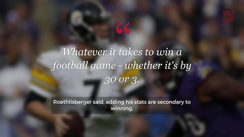 Ben Roethlisberger Becomes 1st QB With 3 500-yard Games