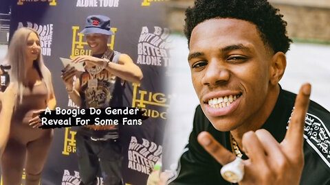 A Boogie wit da hoodie helps fans do a gender reveal