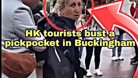 HK tourists bust a pickpocket in Buckingham