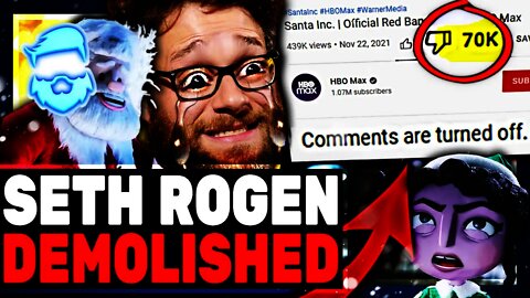 Epic Fail! Youtube Disables Comments After Seth Rogen Movie BLASTED With 70,000 Dislikes! Santa Inc