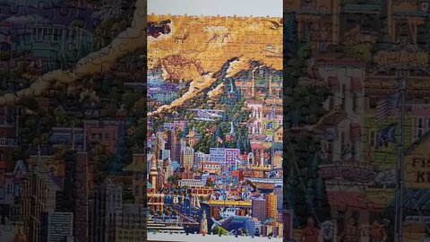 60000 pieces 60 days! Day 6 Bag 12 complete! #puzzles #shorts #jigsawpuzzles #worldslargestpuzzle