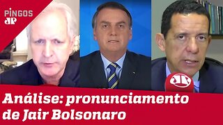 Augusto Nunes e Zé Maria comentam pronunciamento de Bolsonaro de 31/03