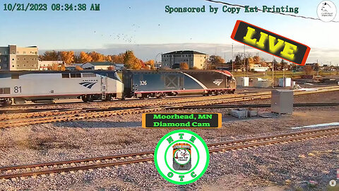 Moorhead, MN Rail Cam | BNSF Staples Sub | Moorhead Diamond Cam| Northern Transcon Railcams | MP 5.8