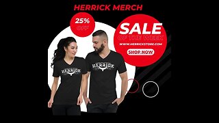 Get the new Herrick T-shirt 25% OFF NOW!