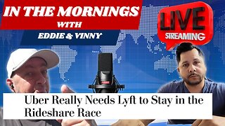 In The Mornings with Eddie and Vinny | Uber Driver Lyft Driver